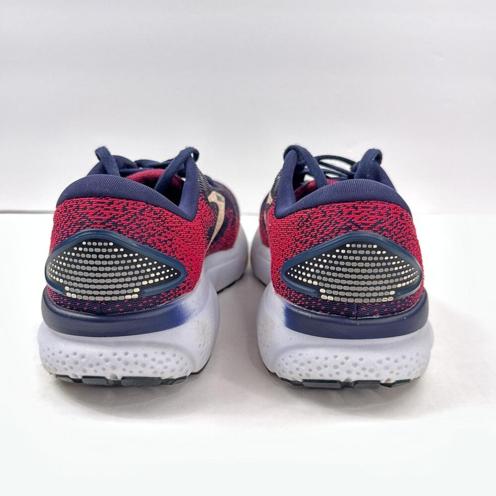 Brooks Ghost 16 Running Shoes Womens 8.5 Wide Navy Pink Mesh Athletic Sneakers - Picture 6 of 11